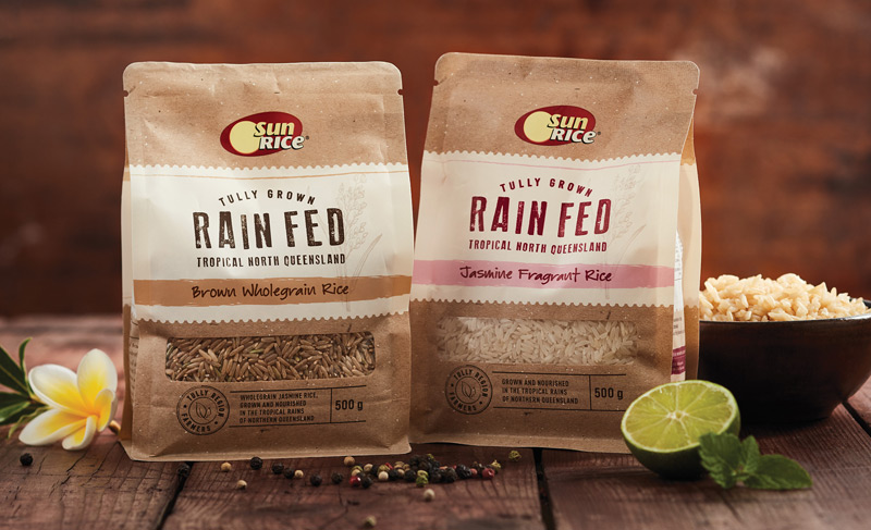 糙米包裝設計，一套很漂亮的農產品包裝設計_美御品牌設計