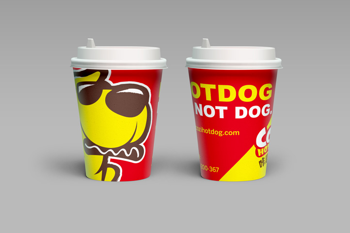 咔趣熱狗紙杯設(shè)計