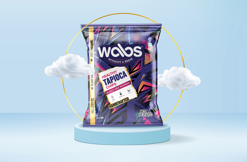 木薯片包裝設計，木薯產品包裝設計