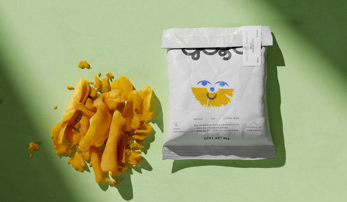 芒果片芒果干產品包裝設計