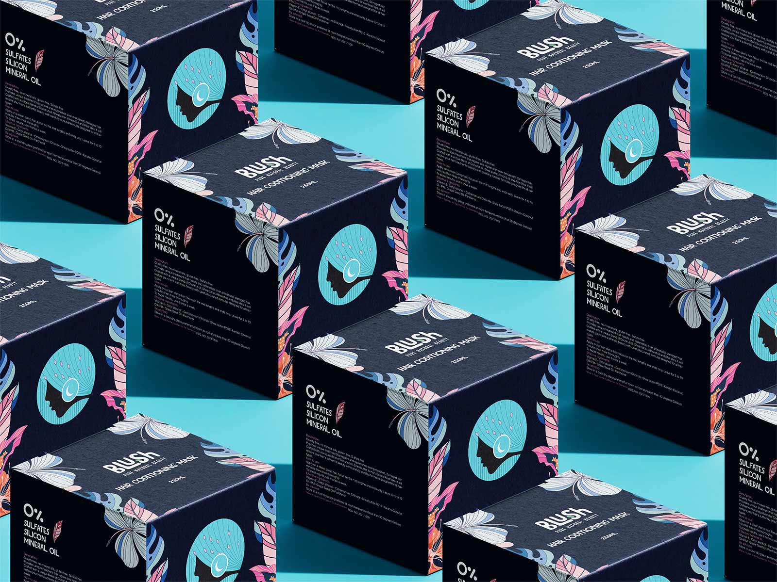 天然美容護膚品牌包裝設計